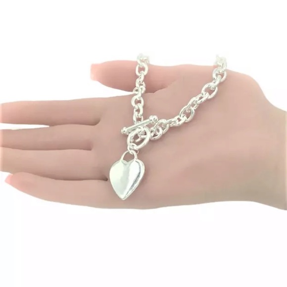 Sterling Silver Heart Necklace - Picture 3 of 3